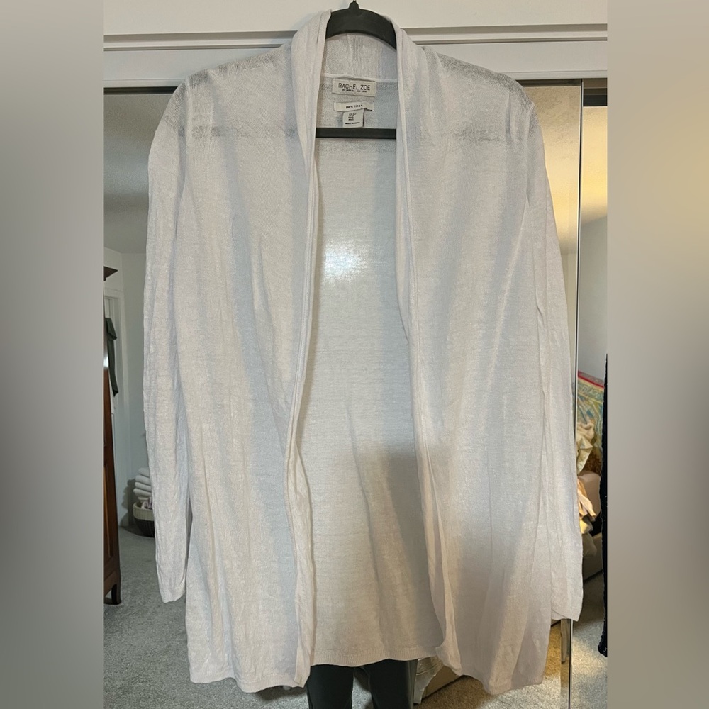 Rachel Zoe Linen Cardigan